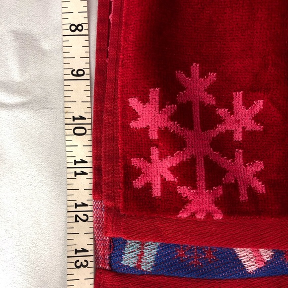 NWT Brighten the Season Snowman Hand towel Set - Picture 9 of 16